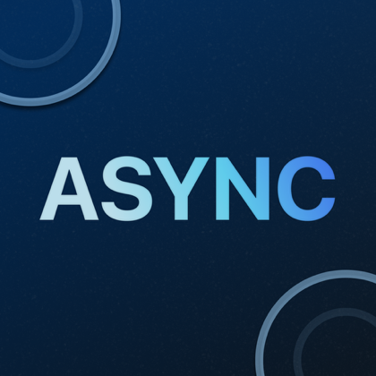 Async podcast art